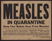 Measles in Quarantine 